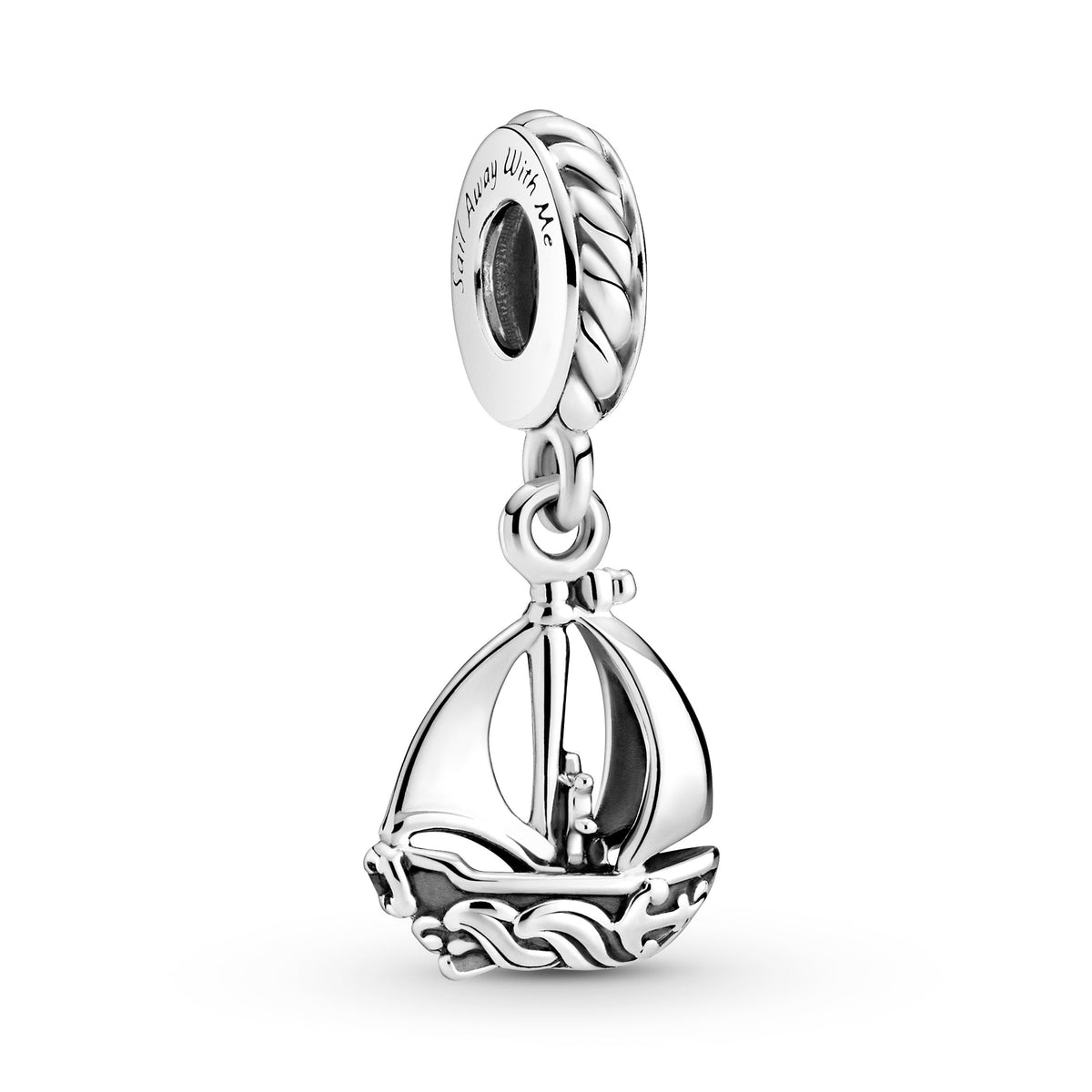 Dangle Charm – Sterling Silver – Sail Boat