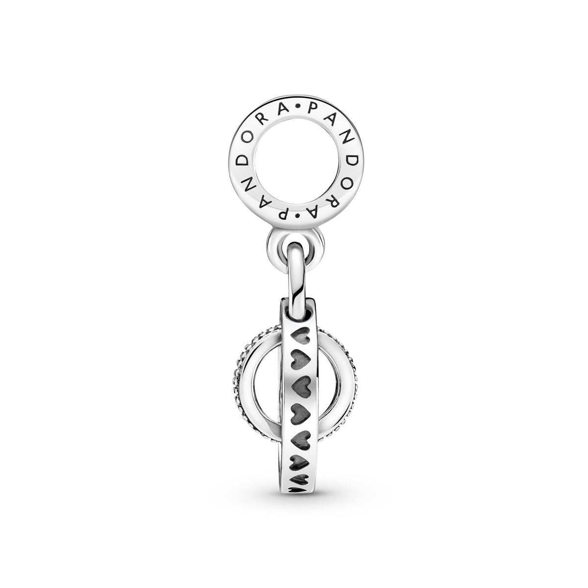 Dangle Charm – Sterling Silver – Pandora Logo Circles