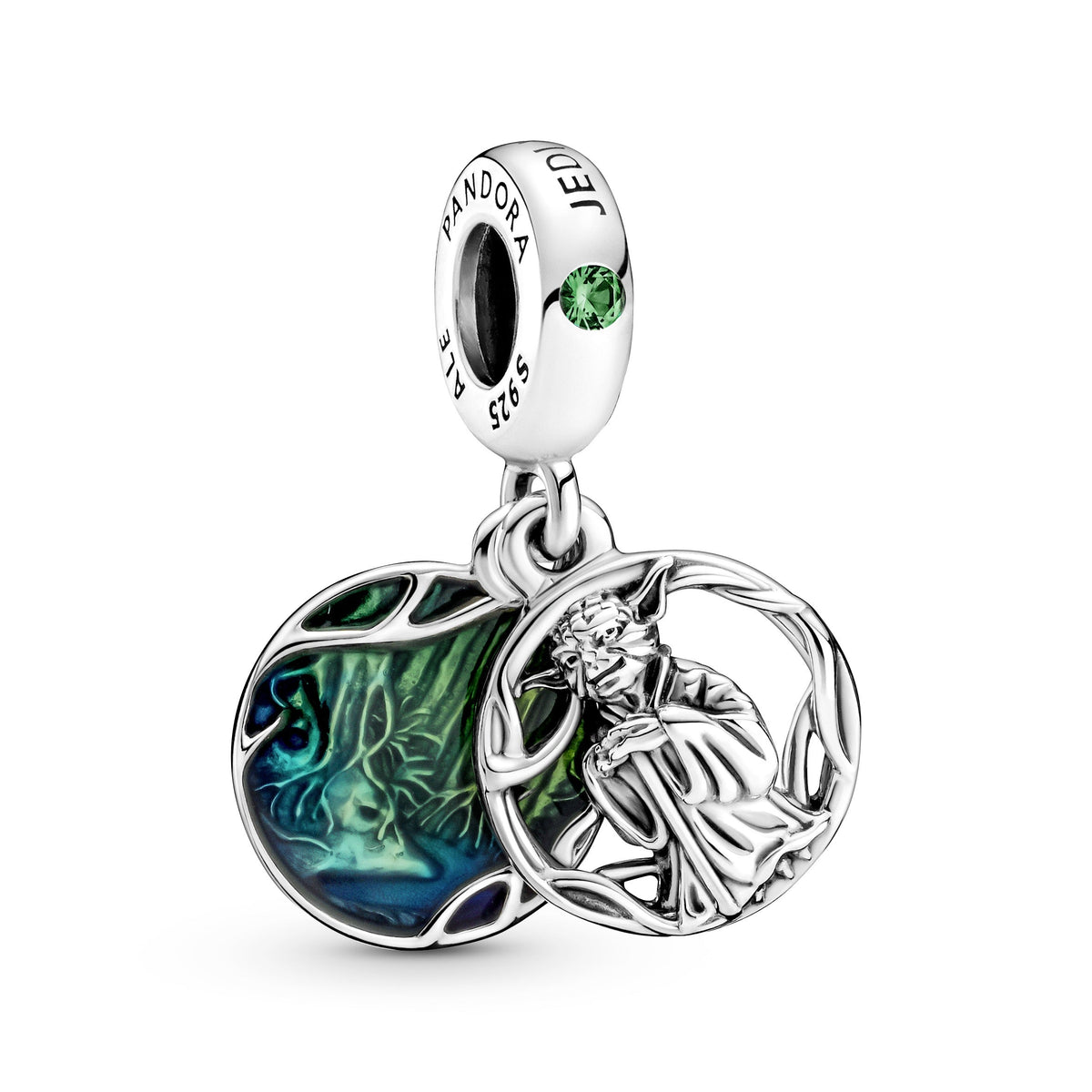 Dangle Charm – Sterling Silver – Star Wars Yoda