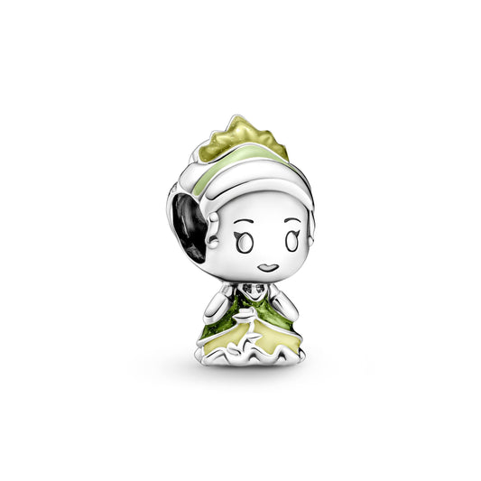 Charm – Sterling Silver – Disney Princess Tiana And The Frog