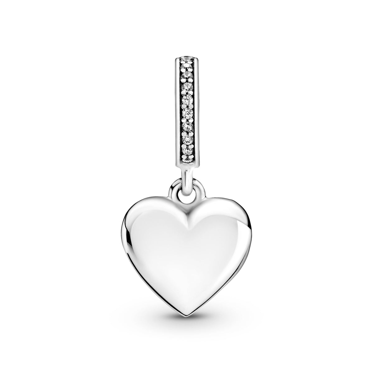 Dangle Charm – Sterling Silver – Openable Heart Locket