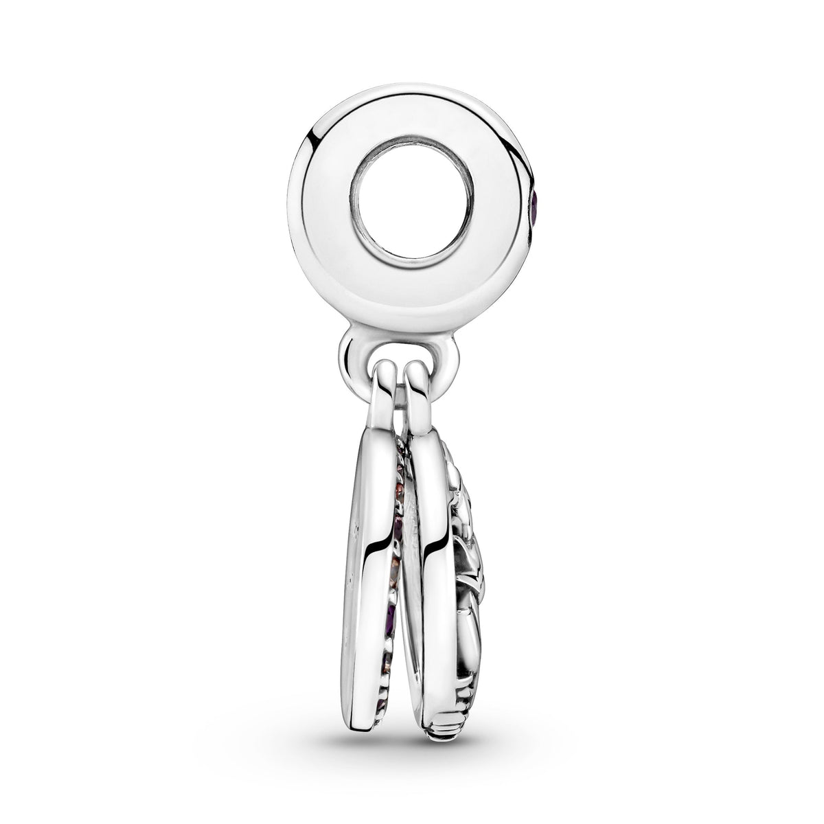 Dangle Charm – Sterling Silver – Pavé Feather
