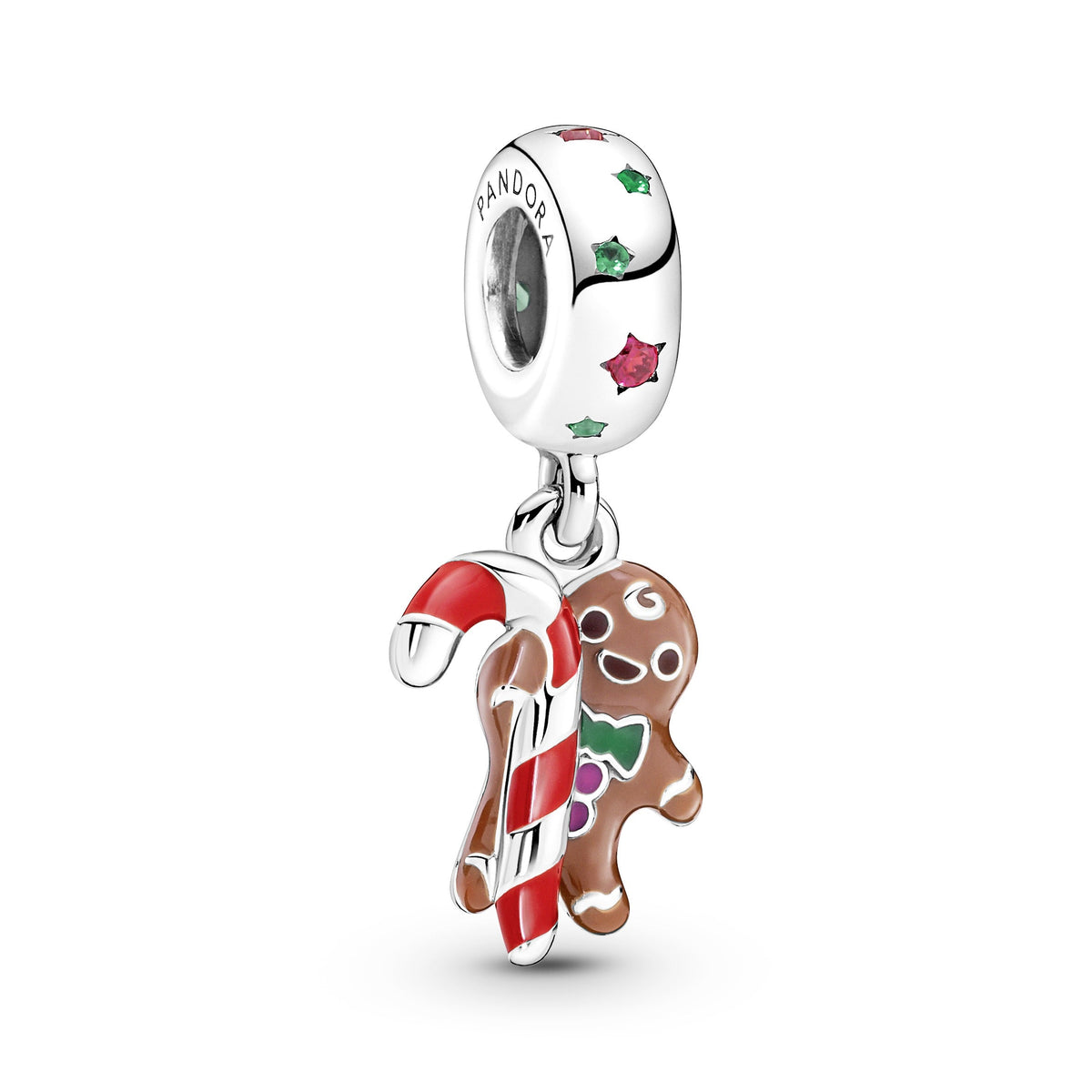 Dangle Charm – Sterling Silver – Gingerbread Man