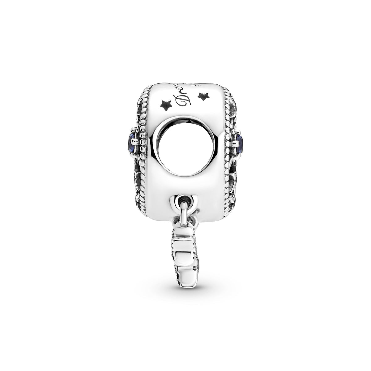 Charm – Sterling Silver – Star & Crescent Moon