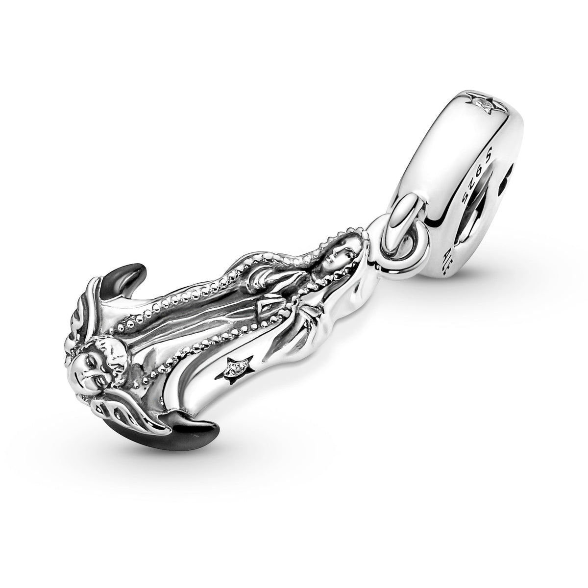 Dangle Charm – Sterling Silver – Virgin of Guadalupe Motif