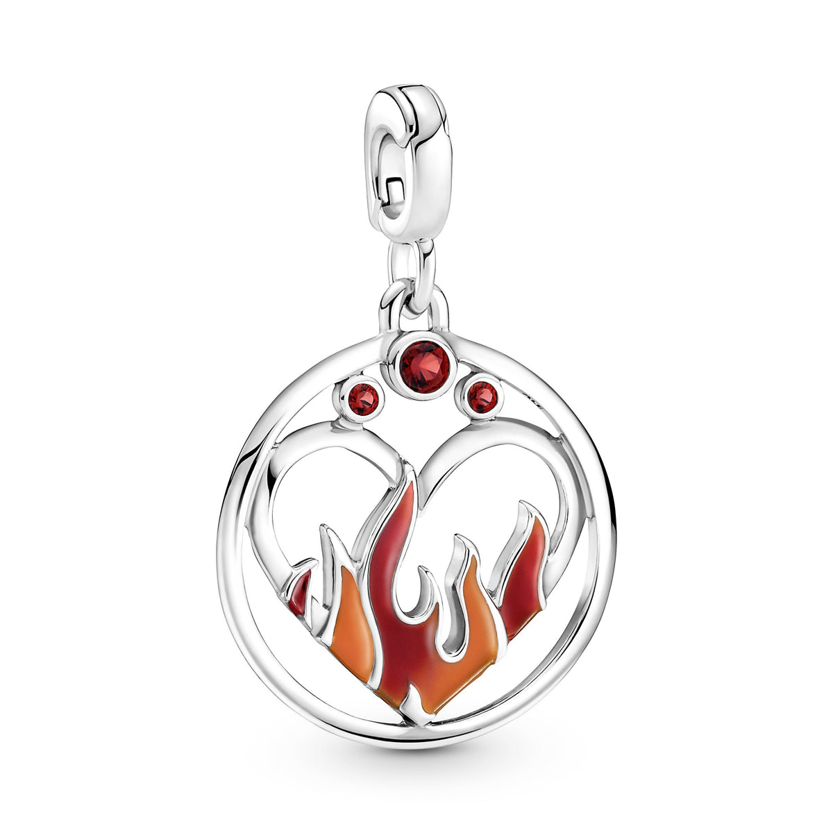 Charm – Sterling Silver – Pandora ME Fire Inside Medallion