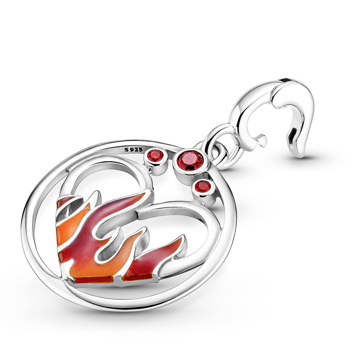Charm – Sterling Silver – Pandora ME Fire Inside Medallion