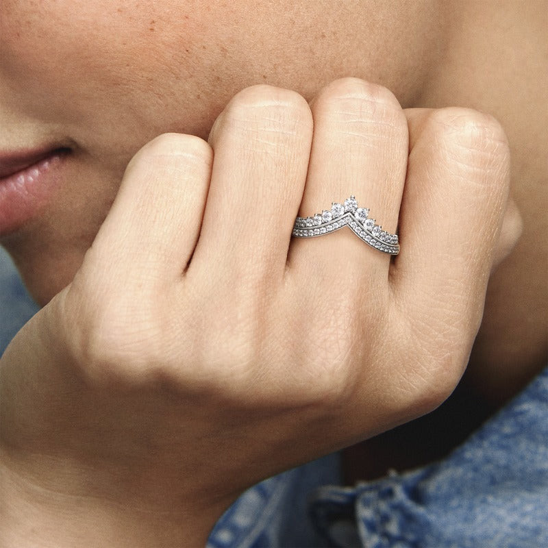Ring – Sterling Silver – Princess Wishbone