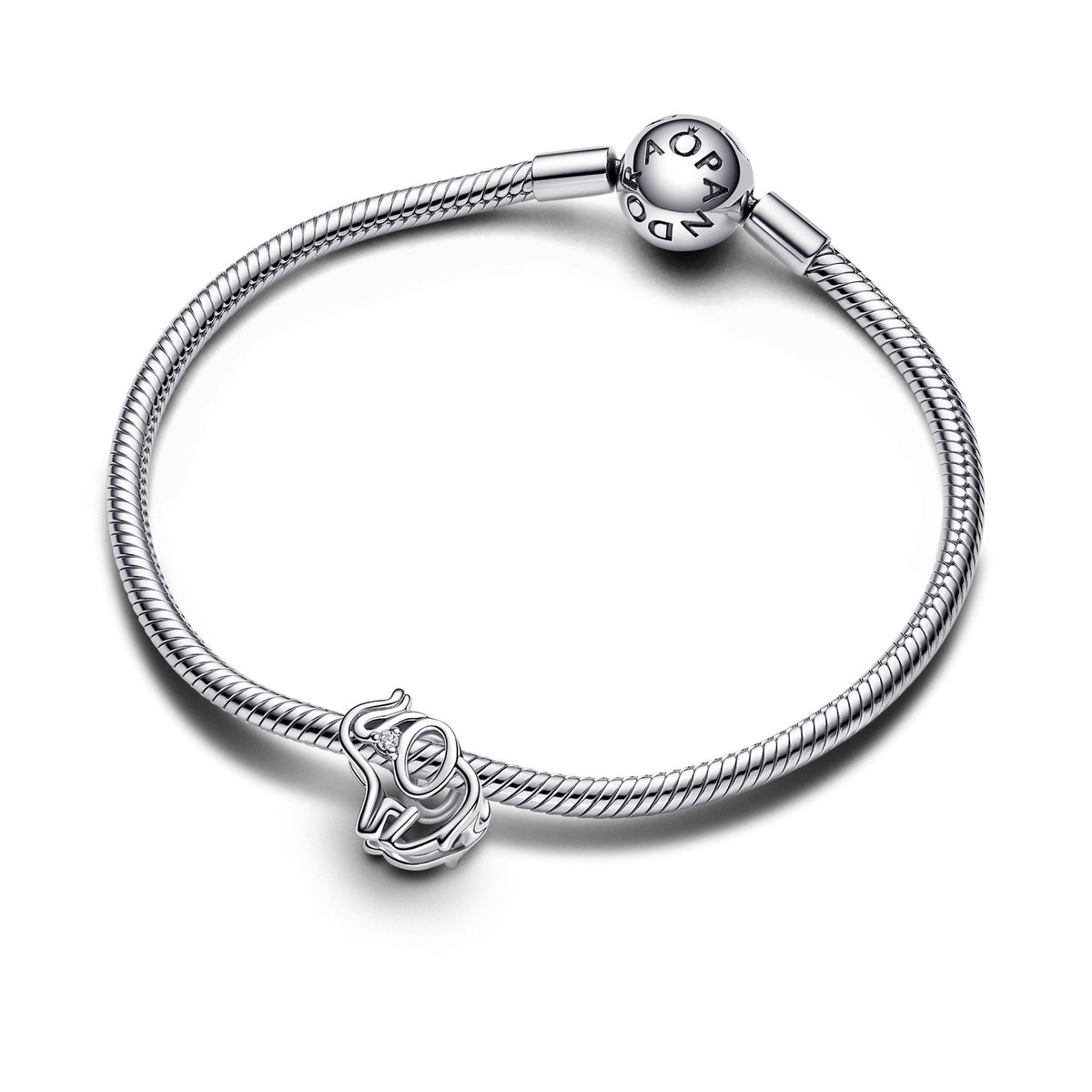 Charm – Sterling Silver – Openwork Elephant
