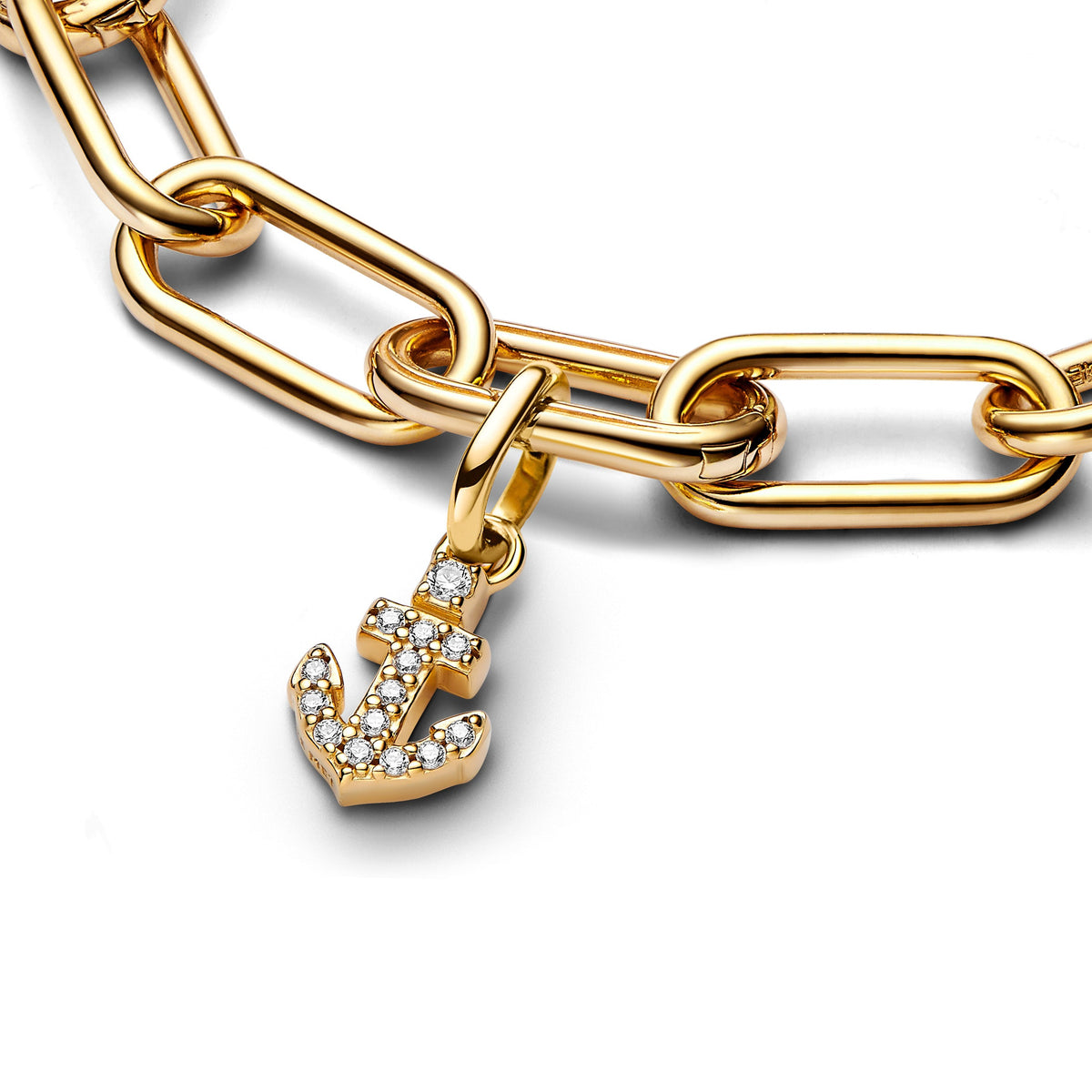 Dangle Charm – 14k Gold-Plated – Pandora ME Anchor Mini