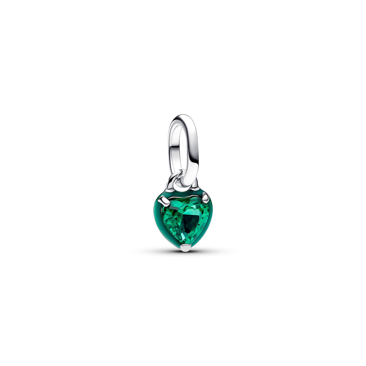 Dangle Charm – Sterling Silver – Pandora ME Green Chakra Heart Mini