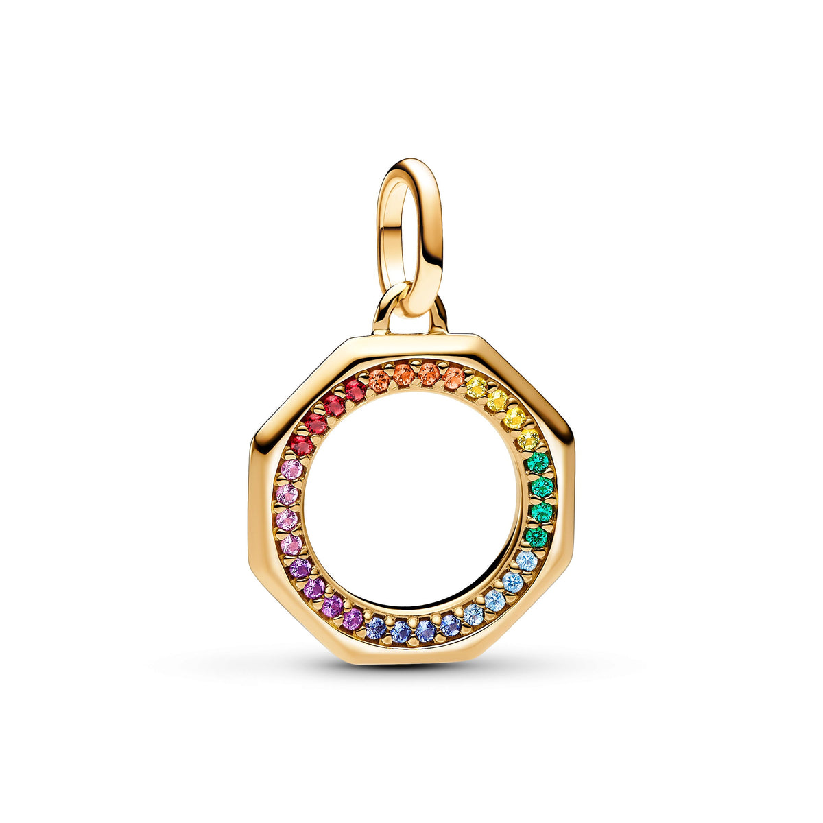 Charm – 14k Gold-Plated – Pandora ME Rainbow Medallion