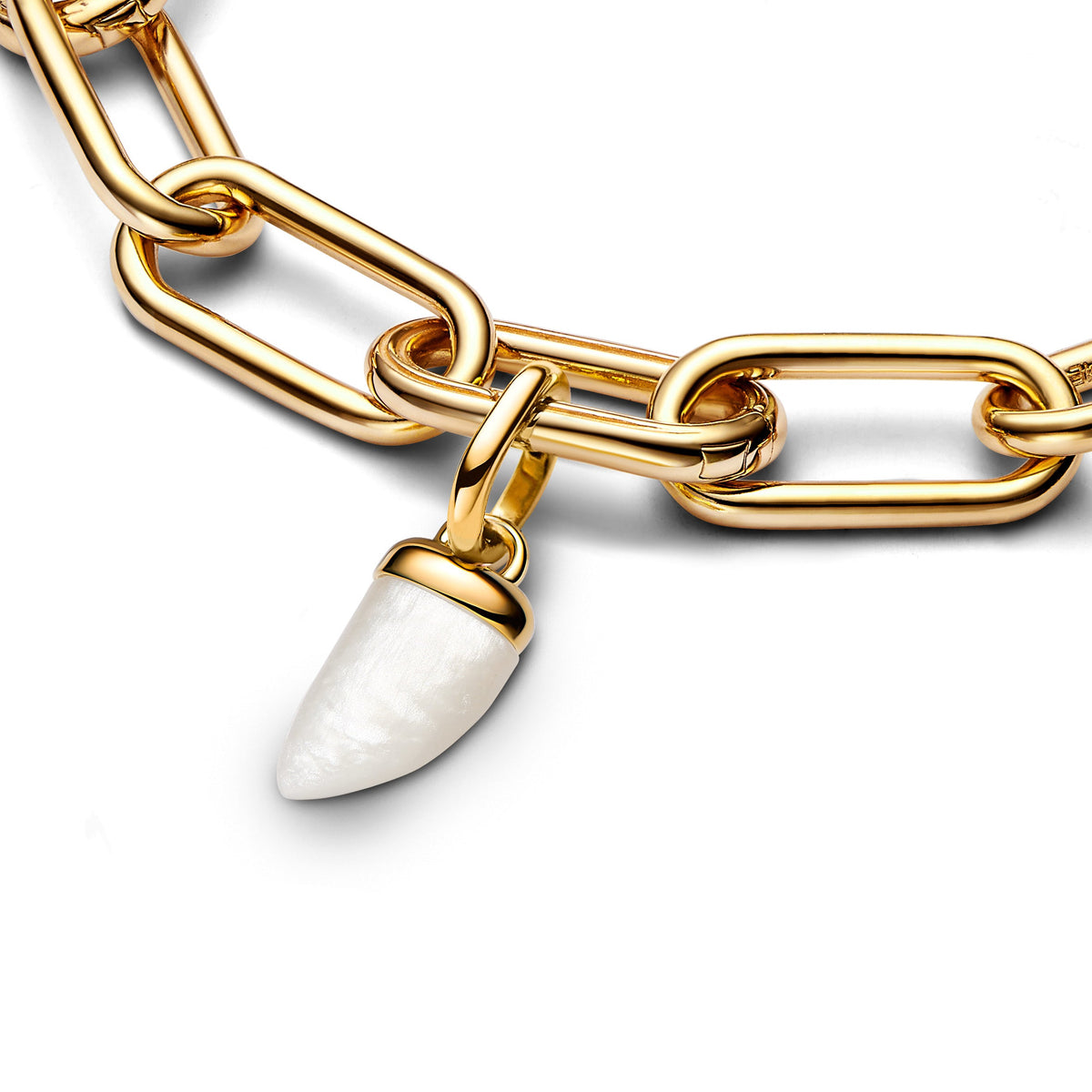 Dangle Charm – 14k Gold-Plated – Pandora ME Shark Tooth Mini