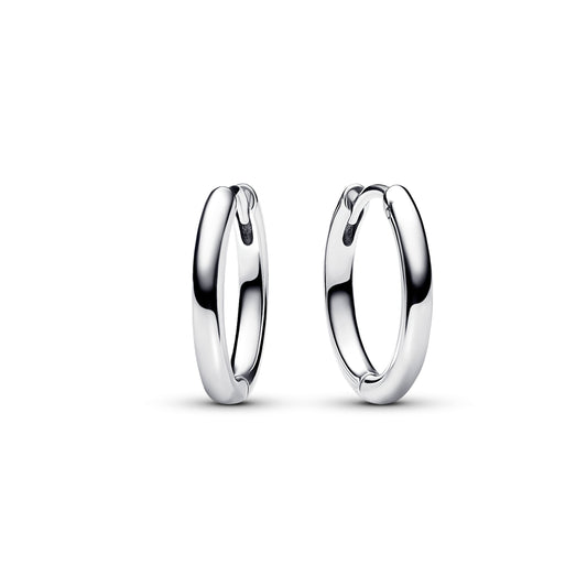 Hoop Earrings – Sterling Silver – Pandora Moments 18 mm Charm