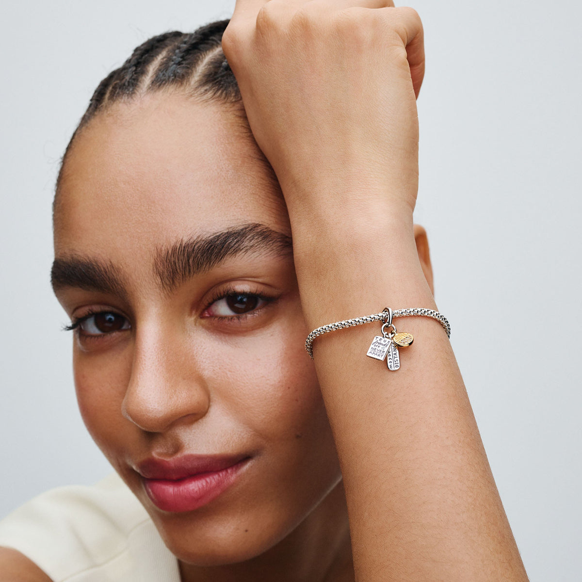 Dangle Charm – 14k Gold-Plated – Friendship Triple