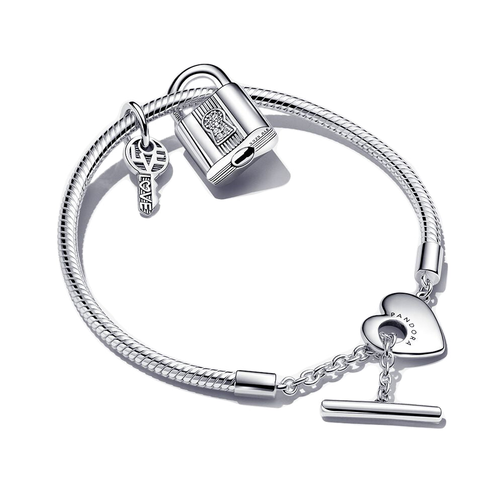 Gift Set – Sterling Silver – Padlock and Key
