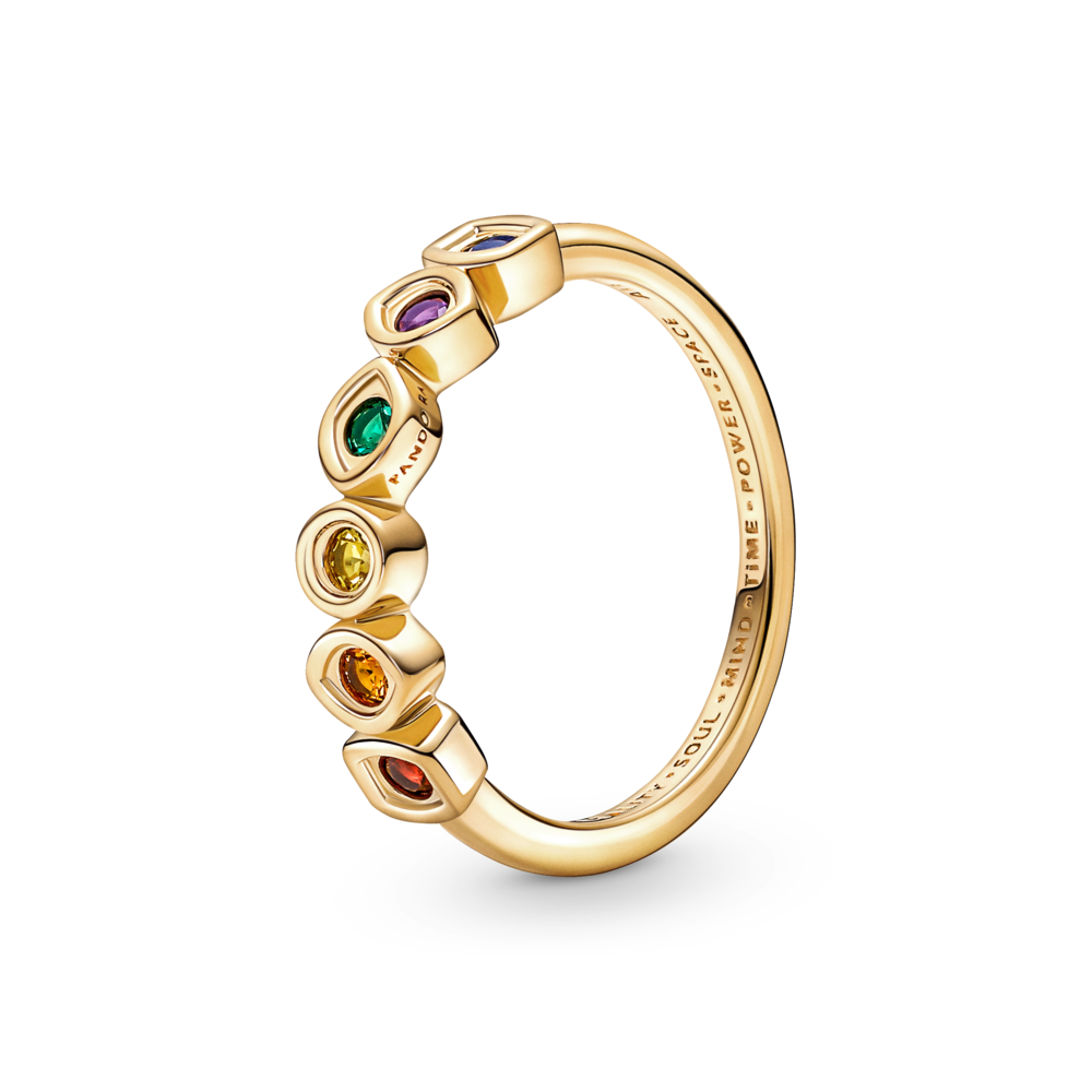 Ring – 14k Gold-Plated – Marvel The Avengers Infinity Stones