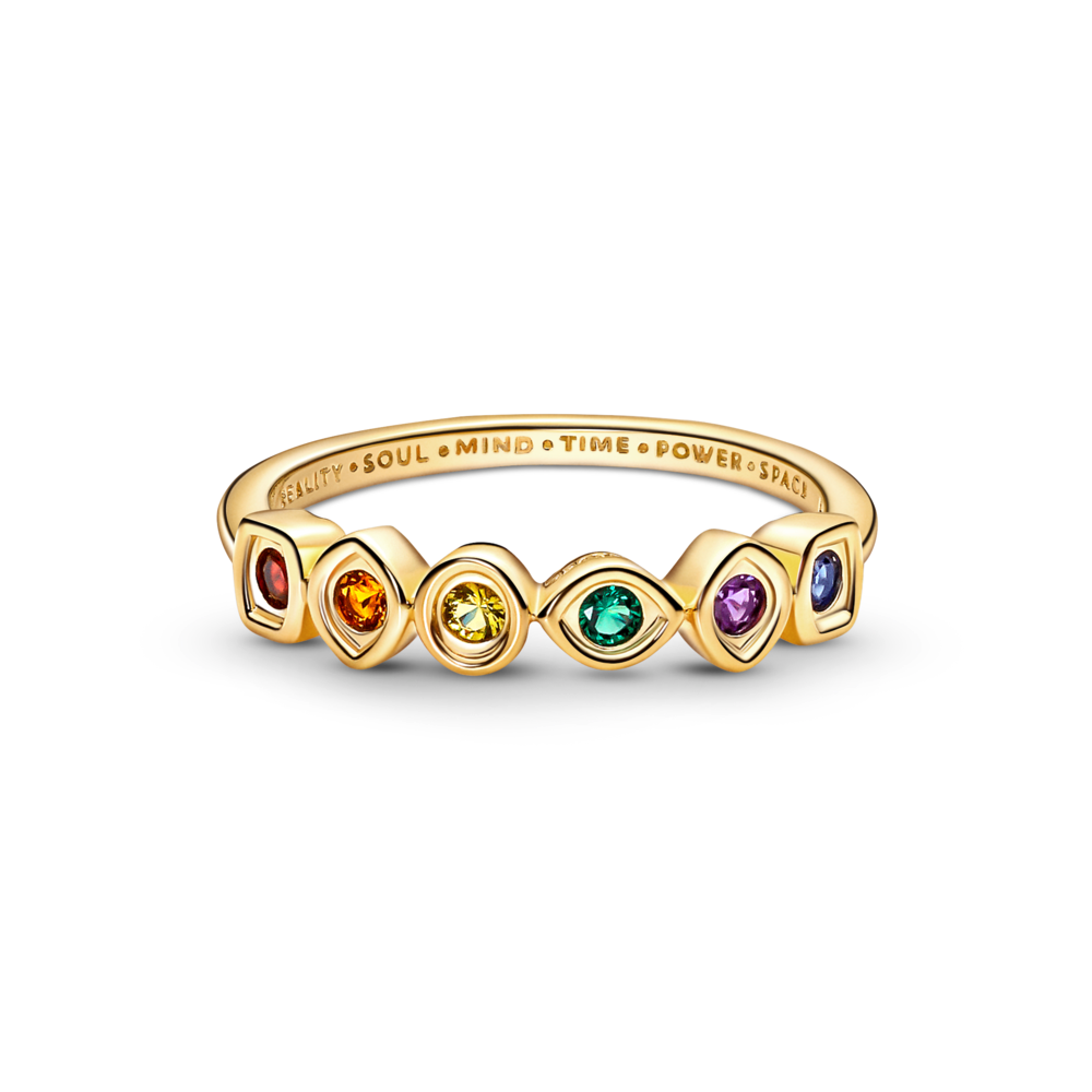 Ring – 14k Gold-Plated – Marvel The Avengers Infinity Stones