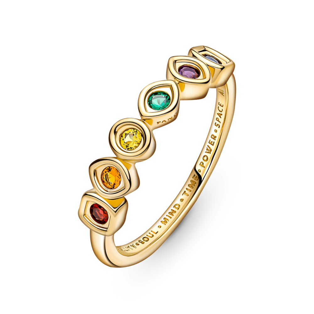 Ring – 14k Gold-Plated – Marvel The Avengers Infinity Stones