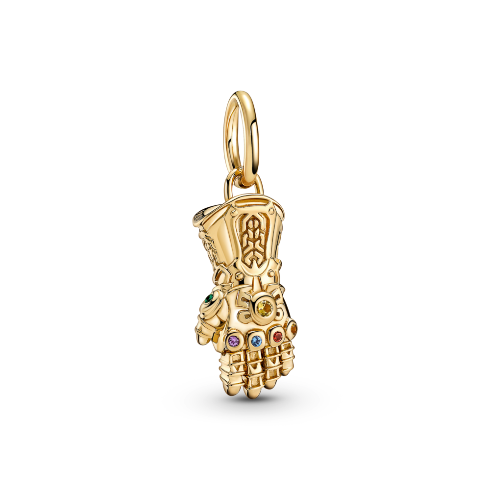 Dangle Charm – 14k Gold-Plated – Marvel The Avengers Infinity Gauntlet