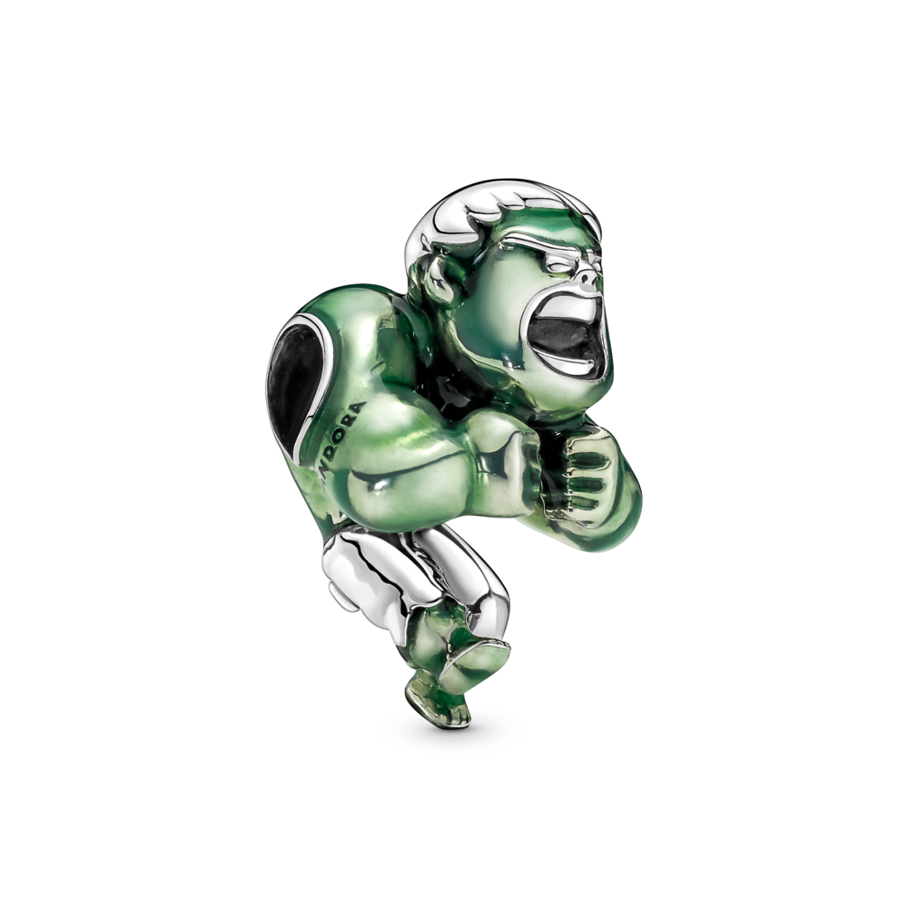 Charm – Sterling Silver – Marvel The Avengers Hulk