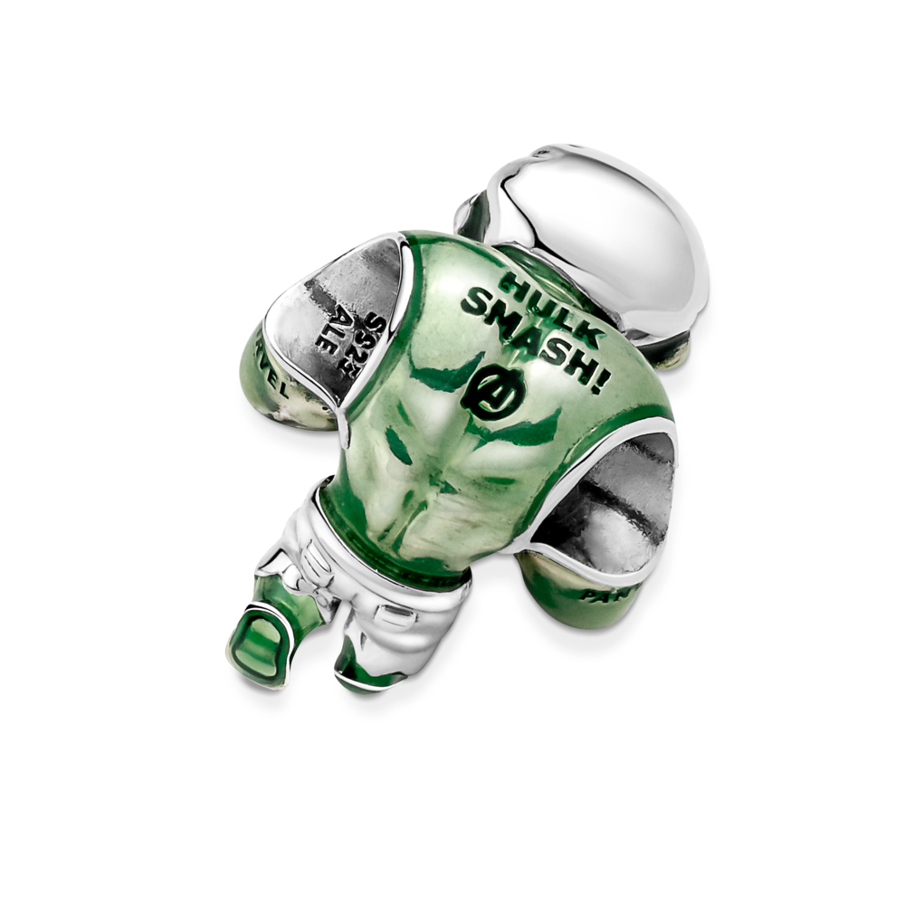 Charm – Sterling Silver – Marvel The Avengers Hulk
