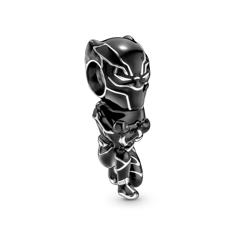 Charm – Sterling Silver – Marvel The Avengers Black Panther