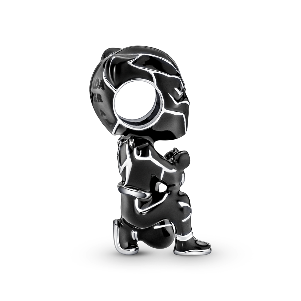 Charm – Sterling Silver – Marvel The Avengers Black Panther