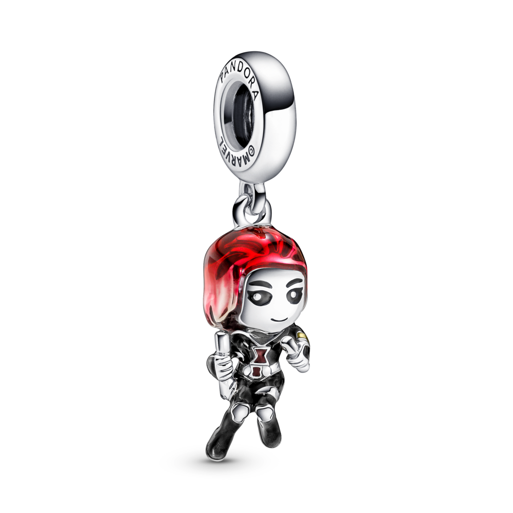 Dangle Charm – Sterling Silver – Marvel The Avengers Black Widow