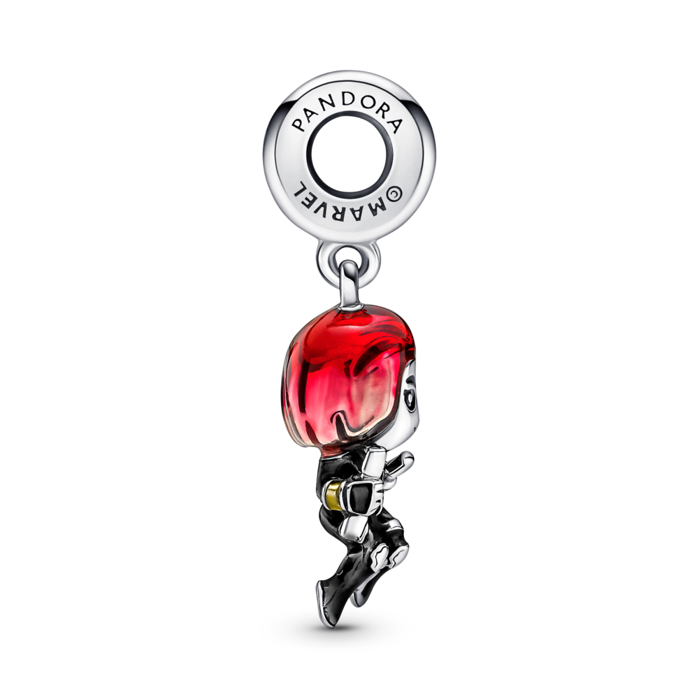 Dangle Charm – Sterling Silver – Marvel The Avengers Black Widow