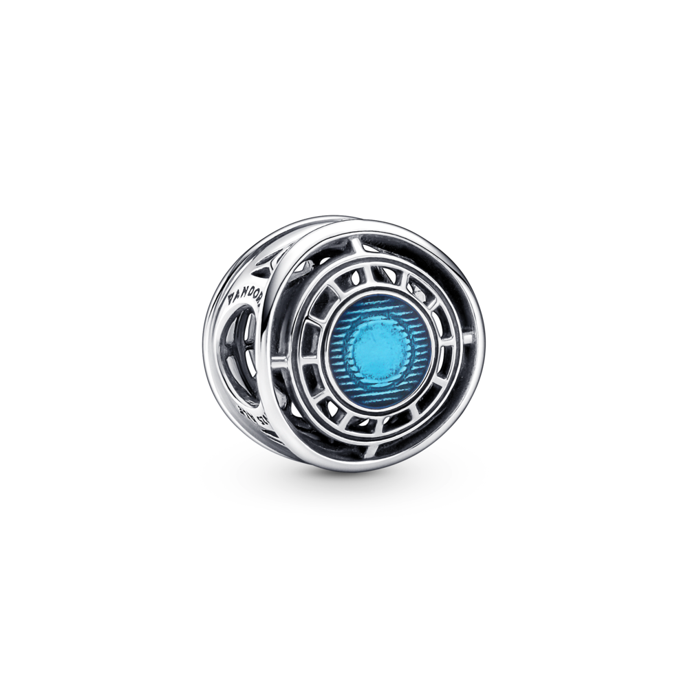 Charm – Sterling Silver – Marvel The Avengers Iron Man Arc Reactor