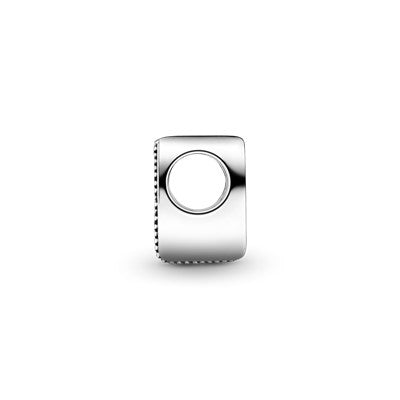 Charm – Sterling Silver – Letter E Alphabet