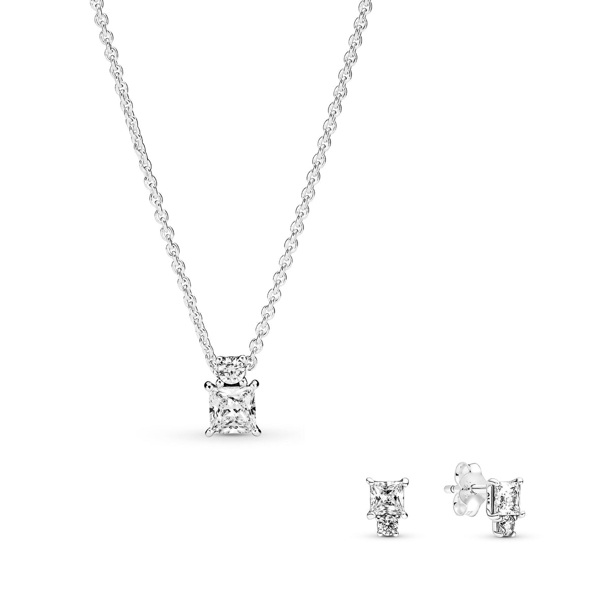 Jewelry Set – Sterling Silver – Sparkling Jewellery Set