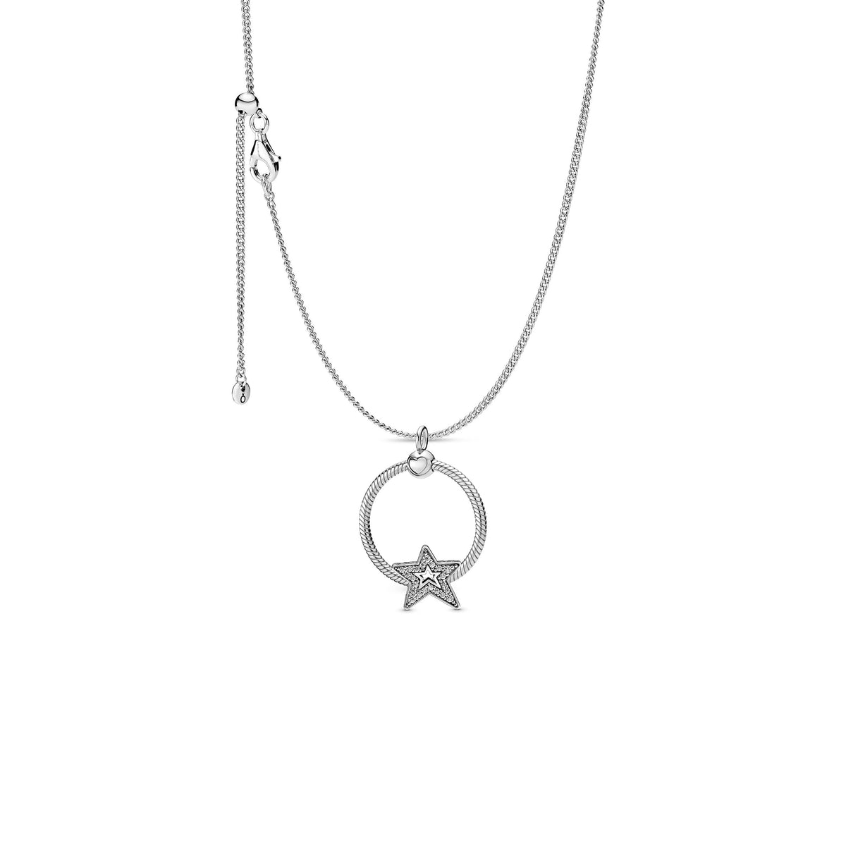 Pendant – Sterling Silver – Star O- Set