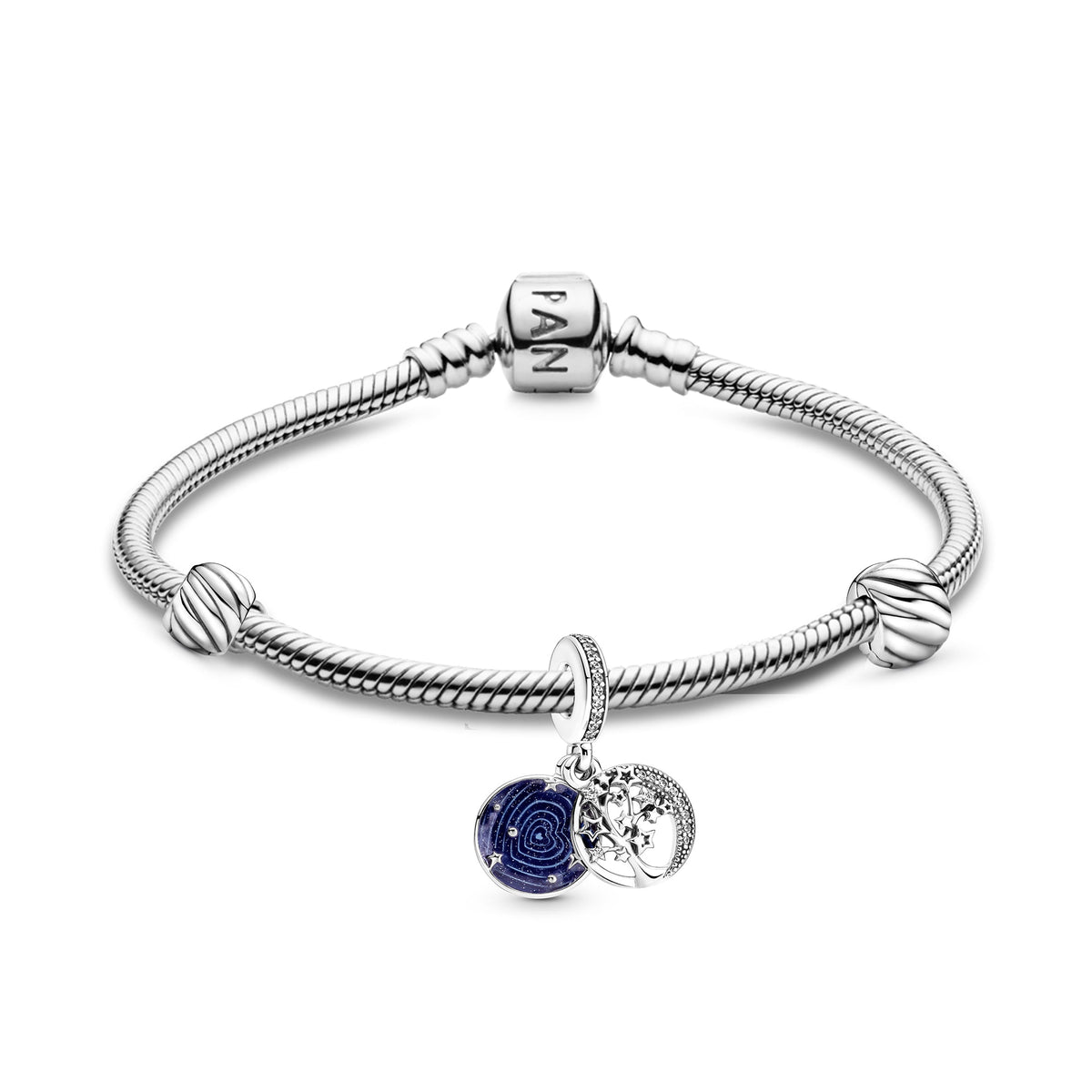 Gift Set – Sterling Silver – Galaxy Moon